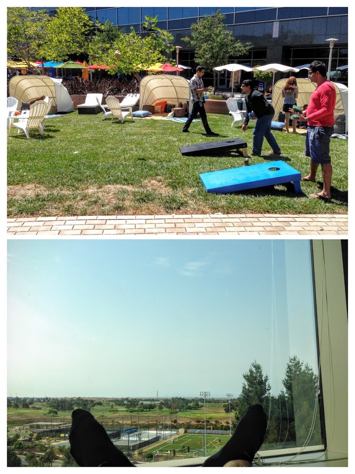 A summer at Google. I did some work, too — not pictured here.